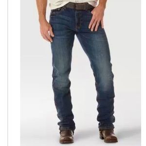 Mens Wrangler Retro Slim Straight Jeans